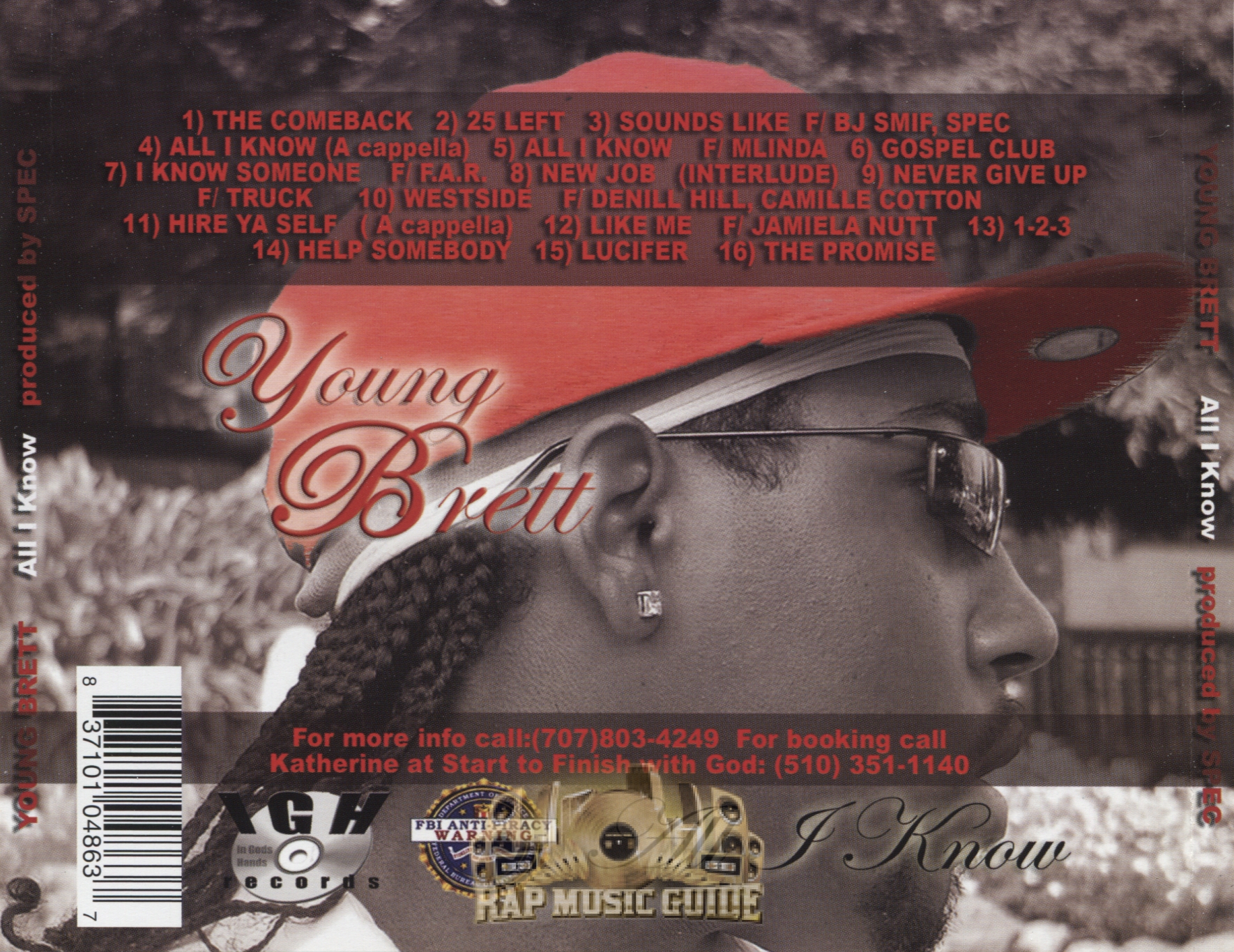 Young Brett - All I Know: CD | Rap Music Guide